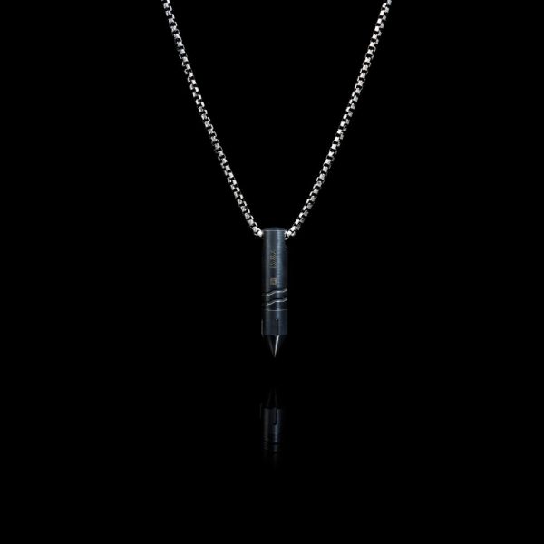 Loki Asgardian Titanium Pendant With Hidden Survival Blade (Color: Black Plasma Coating) - Image 3