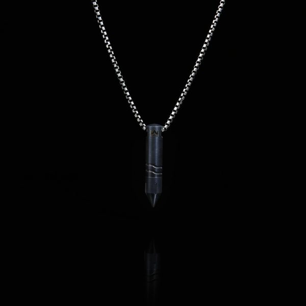 Loki Asgardian Titanium Pendant With Hidden Survival Blade (Color: Black Plasma Coating) - Image 2